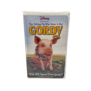 Gordy (VHS, 1995) Disney Presents! Very Good Still In Clam Shelled Case